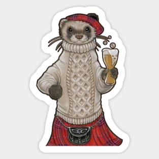 Cheers - Ferret Sticker